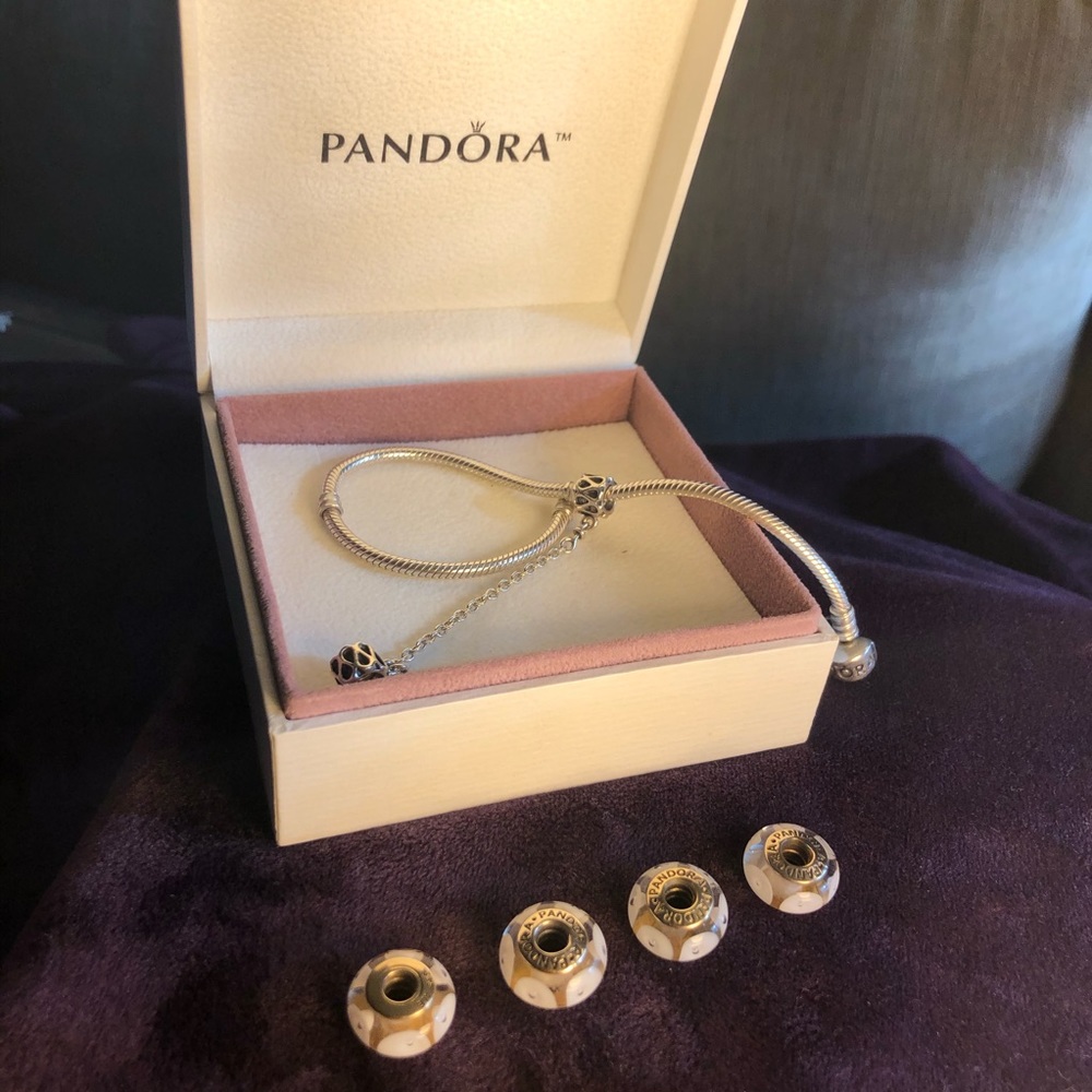 New Listing 14k Authentic Pandora Charms Retired